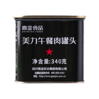 高金食品 火锅午餐肉罐头 340g
