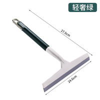 桔子灯笼 家用加宽玻璃刮水器手动清洗玻璃刮保洁专用擦窗清洁刮 墨绿色