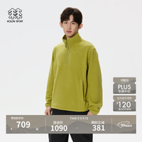 KOLON SPORT LUZT5ST522-YG 抓绒保暖 黄绿色 L 175/96A 卫衣