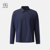 KOLON SPORT 男户外新款吸湿速干polo衫长袖T恤