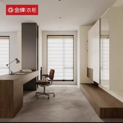 金牌厨柜 金牌衣柜装修全屋定制走入式衣柜子家用卧室衣帽间家具10㎡套餐
