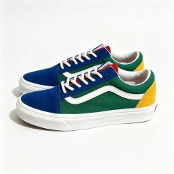 VANS 2026新款经典oldskool彩色拼接休闲运动男女款低帮帆布滑板鞋
