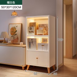 耐家 电视柜旁书架落地置物架客厅靠墙多层家用储物柜简易收纳柜子书柜