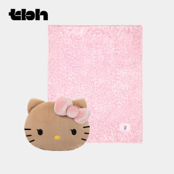 野兽派 tbh野兽派家居Hello Kitty二合一法兰绒毯子抱枕抱枕毯礼物