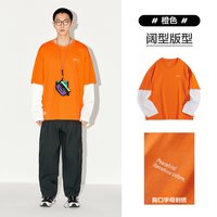 太平鸟 男装 秋季宽松假两件长袖T恤男B2CPD3302