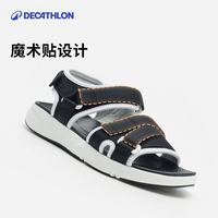 迪卡侬 运动凉鞋女夏沙滩鞋户外软厚底防滑魔术贴休闲凉鞋RFA2