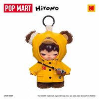 POPMART泡泡玛特小野Hirono × Kodak 咔哒小野熊毛绒挂件盲盒