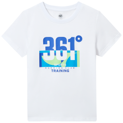361° ZYN52121209 儿童短袖T恤 运动蓝 170