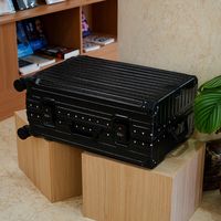 旅刻 铝框行李箱可登机箱拉杆箱大容量箱旅行箱结实耐用密码皮箱子 尊贵黑 28英寸