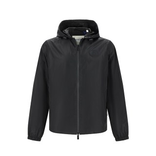 BURBERRY 男士硅胶饰牌连帽休闲夹克外套 8110236