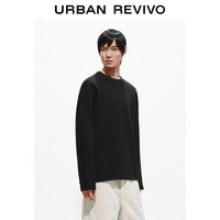 UR UR 男装气质简约通勤日常圆领棉质T恤 UMM460004
