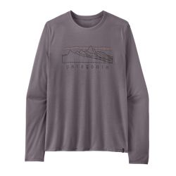 Patagonia 日潮跑腿Patagonia巴塔哥尼亚 男士长袖 Capilene 凉爽徒步T恤Str