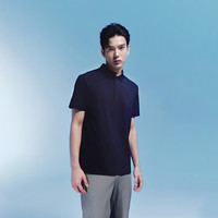 PLUS会员:KOLON SPORT LHPT6MT869-NV UPF50+吸湿速干 藏蓝 XL 男士POLO衫