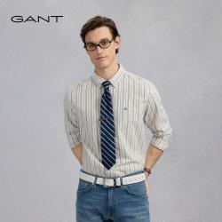 GANT 男士长袖衬衫 843000004