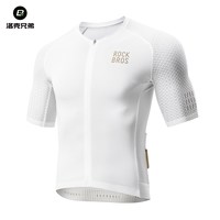 移动端、88VIP：洛克兄弟 骑行服套装短袖背带裤山地公路车男款自行车衣服夏季装备