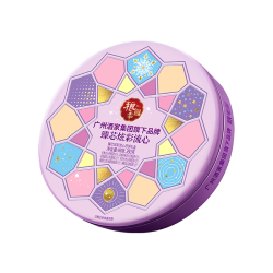 粮丰园 港式流心月饼 390g 6饼6味