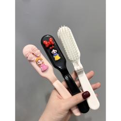 便携折叠梳子可爱小巧防静电迷你随身化妆梳学生少女心软齿按摩梳