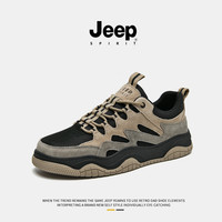 JEEP SPIRIT JEEPSPIRIT吉普男鞋低帮板鞋2026秋季新款男厚底增高运动休闲鞋子