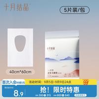 十月结晶 一次性马桶垫旅行粘贴旅游酒店产妇隔水马桶垫便携5片