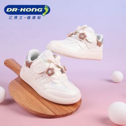 江博士 女童女宝宝软底秋季魔术贴儿童学步鞋1B14A3019GW0