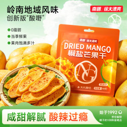 南国 椒盐芒果干酸嘢果干办公室解馋小零食G