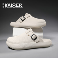 凯撒 KAISER/凯撒·男鞋夏季透气一脚蹬休闲勃肯鞋子男款外穿包头半拖鞋