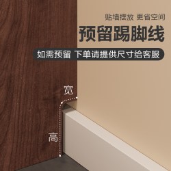 云顶冰 实木餐边柜家用客厅靠墙储物柜展示柜茶水柜玄关柜酒柜玻璃柜子