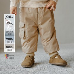 OAK FAMILY OAK宝宝羽绒裤儿童滑雪裤男女童户外长裤保暖加厚