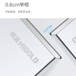 悍高 衣柜旋转穿衣镜铝合金可折叠防爆超薄高级旋转更衣镜