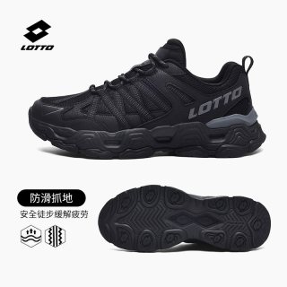 乐途 男鞋户外登山鞋秋季新款跑步鞋子网面防滑耐磨徒步休闲运动鞋