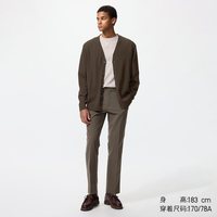 优衣库 易打理快干弹力轻型长裤482904