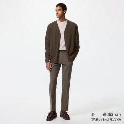 优衣库 易打理快干弹力轻型长裤482904