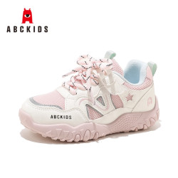 ABCKIDS ABC KIDS童鞋女童运动鞋 五角星中大童女孩复古鞋