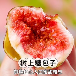 蜜自然 顺丰 5斤云南红皮无花果鲜果新鲜水果现摘一级大果糖包子整箱包邮