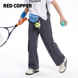 瑞德酷普 redcopper童装男女童2026春夏新款裤子儿童大口袋工装裤休闲裤潮