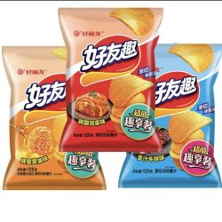 好丽友 好友趣 薯片 超值嗨享装 多汁牛排味 125g 多口味选择