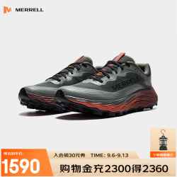 MERRELL AGILITY PEAK 6 GTX防水越野跑鞋 J00005562 深灰红 40