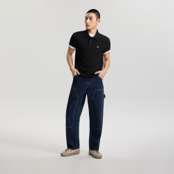 Lee 26夏秋季新款经典翻领复古撞色短袖polo衫
