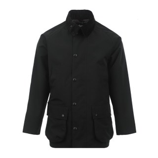 Barbour 男士口袋装饰灯芯绒尖领插肩宽松短款夹克外套
