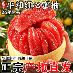 春福乐 正宗平和红心蜜柚琯溪红肉柚子当季新鲜水果 5斤精选装净重4斤