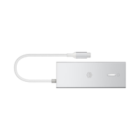 京东京造 十合一扩展坞 4K投屏PD100W USB3.0 接口转换器
