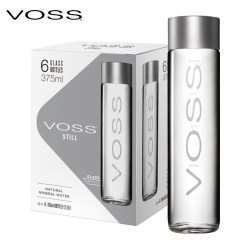 芙丝 饮用天然泉水 375ml*6瓶(玻璃瓶)深层自流整箱挪威进口