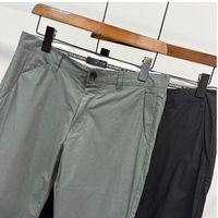 马登 简约休闲裤男新款商务美式复古cleanfit简约纯色锥形直筒微弹西裤