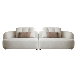 EVITAHOME EVITA设计师弧形沙发轻奢高级感半圆弧形沙发法式月亮弧形沙发