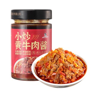 辣妹子 湖南辣妹子 小炒黄牛肉辣椒酱湘菜经典下饭菜拌面菜辣牛肉酱饭搭子