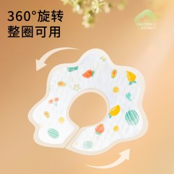 安可新 7A抗菌婴儿一次性口水巾围嘴新生儿防水吐奶宝宝非纯棉围兜