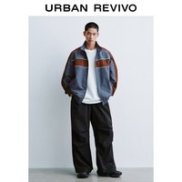 URBAN REVIVO UUV160020 立领撞色夹克 S