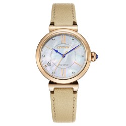 CITIZEN L花语风吟系列 30毫米光动能腕表 EM1073-18D