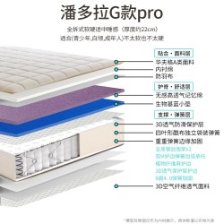 艾比利潘多拉床垫可拆卸0胶水家用调节软硬适中护脊席梦思分体式