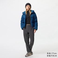 优衣库 弹力长裤常规款优衣库女装内里起毛休闲裤裤子479405